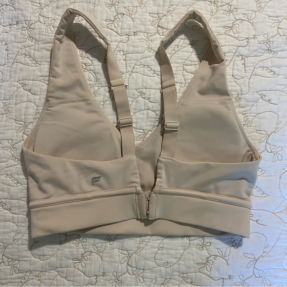 Fabletics All Day Every Day Low Impact Bra Bundle | Blue and Cream | Small - Picture 5 of 6